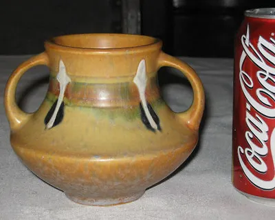  Best!!   Antique Roseville Indian Montacello Art Pottery Plant Vase Monticello  • $495