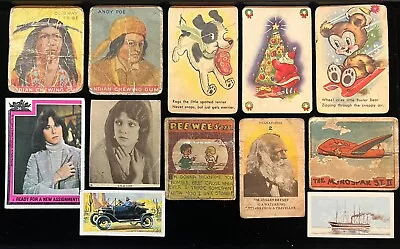 VINTAGE LOT OF 12 Mixed Tobacco Cigarette Misc Cards • $0.99