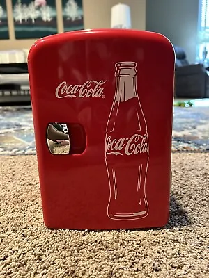 Vintage-Style Coca-Cola Mini Fridge • $30