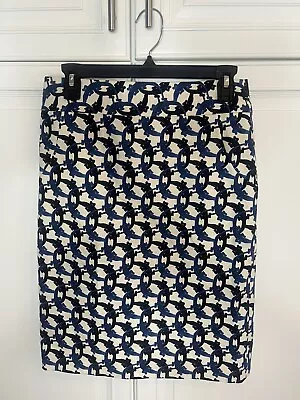 J. Crew Sample Skirt In Crocodile Print Pencil Skirt Size 4 Excellent Condition • $35