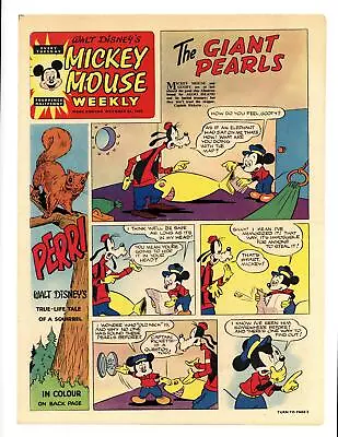 Mickey Mouse Weekly Oct 26 1957 FN 6.0 • $17.50