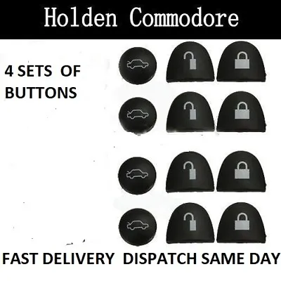 $6.90 • Buy 4 Sets Universal  Holden Commodore Silicone Key Buttons VS VT VX VY VZ WH WK WL