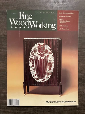 $6.39 • Buy Fine Woodworking Magazine Mar/Apr 1985 No. 51 Furniture Of Ruhlman Vintage