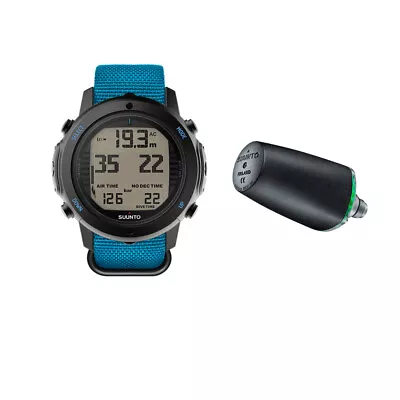 Suunto D6I NOVO Blue Zulu W USB & Suunto Wireless Tank Pressure Transmitter LED • $1499.90