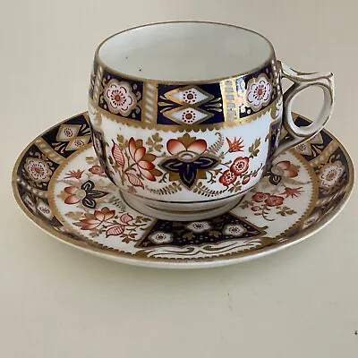 Antique Victorian Imari Cup And Saucer Collingwoods • £15