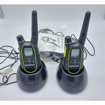 Pair Of New Motorola SX700R Two Way Radios With Accessories And Users Guide • $45