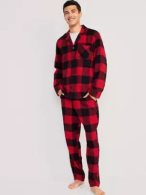 NWT Old Navy Pajama Pants Red Buffalo Plaid Sleepwear Pockets Men's Size XXL • $20.99