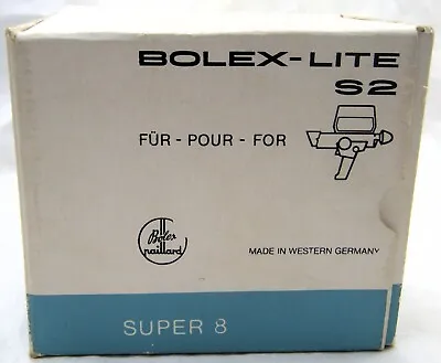 Vintage Bolex Paillard Movie Light  With Box - Bolex-Lite S2 • $17.39