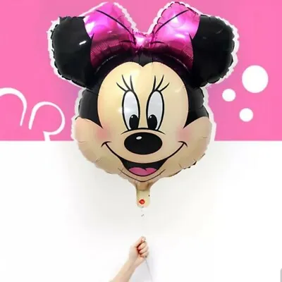 DISNEY MINNIE MOUSE BIRTHDAY BALLOON 64x69cm OFFICIAL PARTY SUPPLIES  Foil  • $3.23