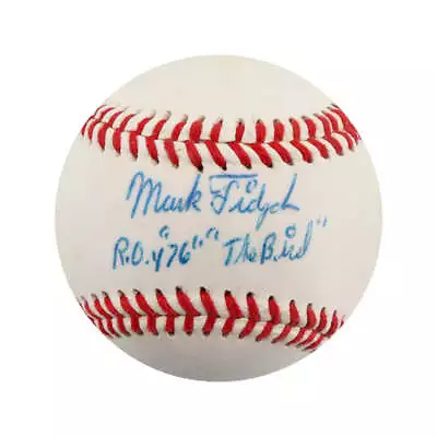 Mark Fidrych Tigers Autographed Signed Inscribed Rawlings Pro Baseball (JSA COA) • $89.99