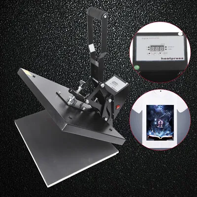 Auto Heat Press Machine 16  X 24  Clamshell Sublimation Printer For T-shirt New • $243.21