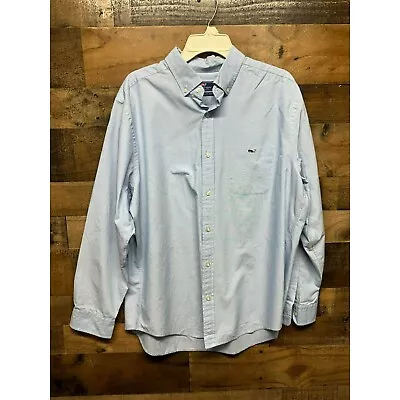 Vineyard Vines Classic Fit Tucker Men's Long Sleeve Button Up Size Large • $15.47