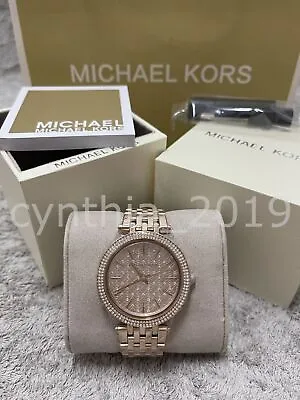 New Michael Kors MK3399 Darci Rose Gold Bracelet Fashion Quartz Women's Watch • $100