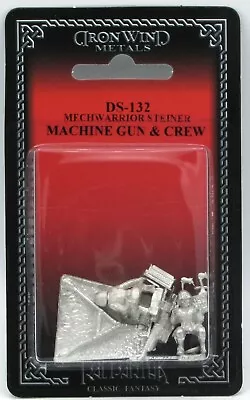 Ral Partha DS-132 Steiner Machine Gun & Crew (Mechwarrior) Battetroops Laser NIB • $11.99