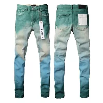 2023 New Purple Brand Men's Personalized Fashion Inkjet Jeans • $89.99