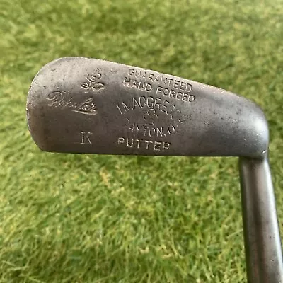 Antique J MacGregor Dayton Popular Putter Heavy Offset Putter B3 Hickory RH 35  • $40