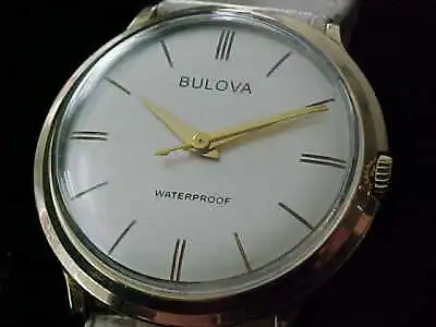 $275 • Buy Calatrava Bulova Man's Wrist Watch In Excellent Condition Totally Restored