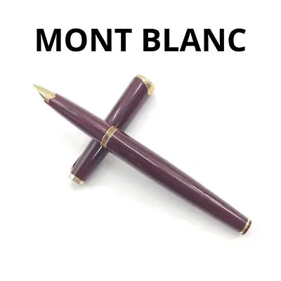 MONTBLANC Meisterstuck No.14 Burgundy Bordeaux GT Vintage Fountain Pen 18C 750 • $219.98
