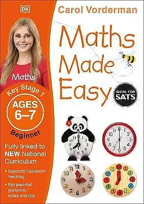£4.90 • Buy Maths Made Easy Beginner Ages 67 Key By Carol Vorderman  NEW Book