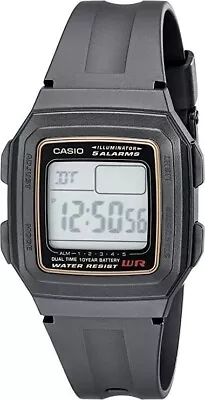 Casio Men's F201WA-9A Multi-Function Alarm Sports Watch • $19.50