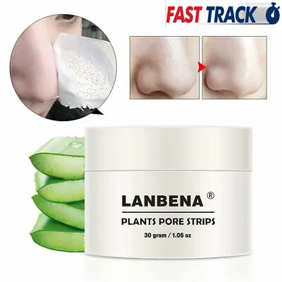 $14.95 • Buy LANBENA Blackhead Remover Cream Facial Nose Mask Plant Pore Strips Acne Peel Off