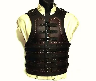 Medieval Layered Leather Armor For Medieval Pirate Steampunk Or LARP Costume • $246.45