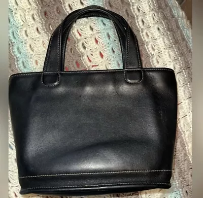 COACH Bleecker Small Black Vintage Bucket Tote Bag Purse #9301 • $39.99