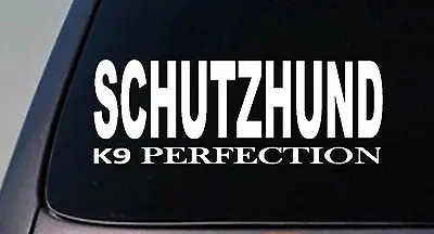 Schutzhund German Shepherd 8  Sticker Decal Sticker Malinois Rottweiler K9 Dog • $3.39