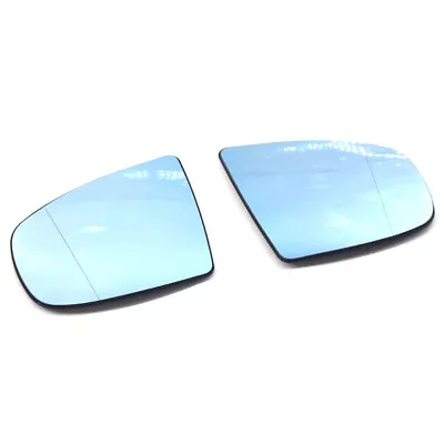 Pair Door Backing Plate Heated Mirror Glass For BMW X5 E70 07-13 X6 E71 08-14 • $27.53