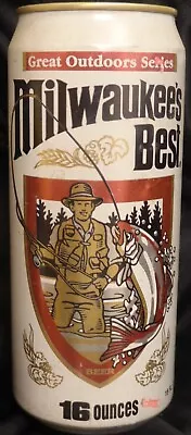 Milwaukee's Best Beer Can..16 Oz..Great Outdoors Series - Fishing - Miller @2001 • $4.50