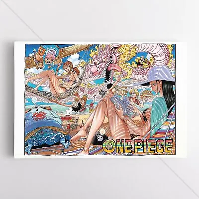 One Piece Poster Canvas - Chapter 1047 The Sky Over The Capital Art Print • $49.45