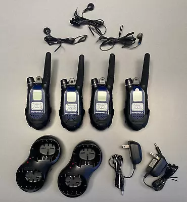 Motorola SX700 Two-Way Radio SET OF 4 With Case • $89.99