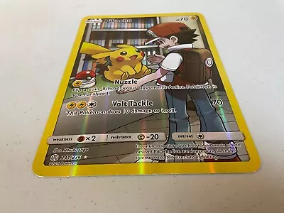 Jumbo Pokémon TCG Pikachu Cosmic Eclipse 241/236 Holo Secret Rare Oversized Card • $24.99