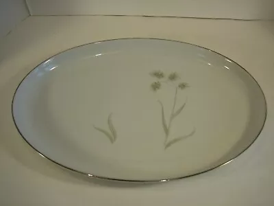 Vita Craft China Bavaria Germany 14  Oval Serving Platter Greenbriar Pattern • $34.95