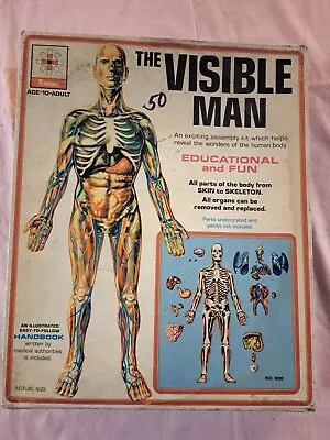 The Visible Man Model Kit Renwal 1959 White Box • $14.99