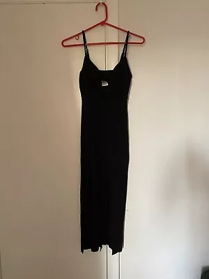 Mara Hoffman Tie Front Midi Dress With Slits In Front • $75