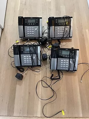 4 RCA Visys 25424RE1 4 Line Corded Business Office Phones + Ac Power Adapter • $250