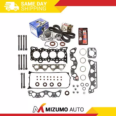 Head Gasket Set Timing Belt Kit Water Pump Fit 96-00 Honda D16Y5/Y7/Y8 • $169.95