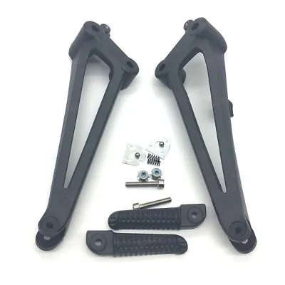 Black Rear Passenger Foot Pegs Bracket Fit For Yamaha YZF-R1 2009-2014 • $44.05