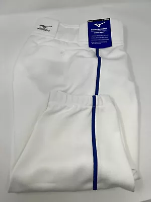 Mizuno Baseball Short Pants Adult X-Small White Polyester NEW * • $19.99