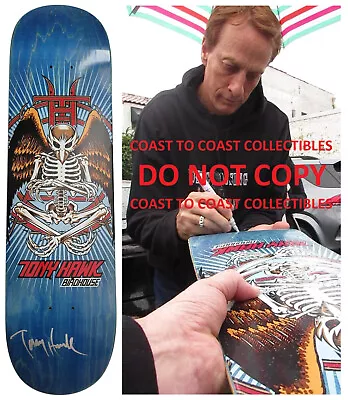 Tony Hawk Signed Birdhouse Skateboard Deck Exact Proof COA Autographed. • $1006.57