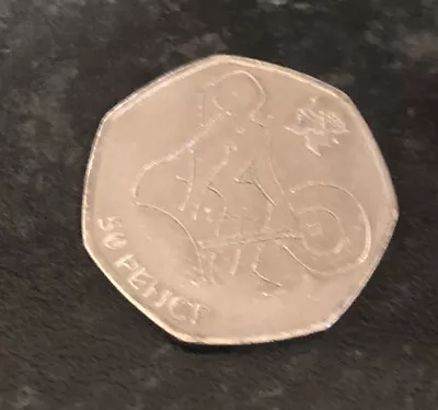 2011 Olympic Fifty Pence 50p Coin Weight Lifting Circulated • £3.99