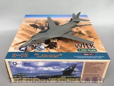 WLTK 1/200 U.S. Air Force B-1B B1 Lancer Strategic Bomber Alloy Finished Model • $75.90