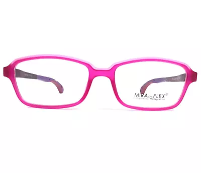 Miraflex Kids Eyeglasses Frames TOM C.139 Purple Pink Square Full Rim 49-17-135 • $64.99
