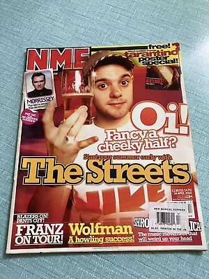 NME 24 April 2004 The Streets Morrissey Muse Franz Ferdinand Jentina • $3.99