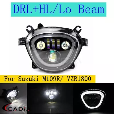 LED Headlight DRL HL/Lo Beam DRL For Suzuki Boulevard M109R M109RB M109RZ Boss • $428.35