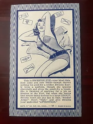 1941 Blind Date Fortune Teller Arcade Machine Prize Card ~ Sweetie Pye • $7.95