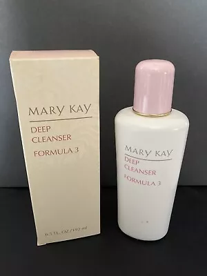 Mary Kay DEEP CLEANSER FORMULA 3 #1059 6.5 Oz DISCONTINUED NEW In Box • $17.99