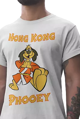 Hong Kong Phooey T-Shirt Tee Top Vintage 70s 80s Cartoon Mens Super Cool • £40.95