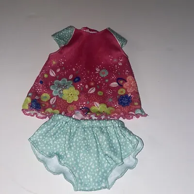Baby Alive Potty Dance Doll Pink Floral Dress And Underwear Replacement • $9.49